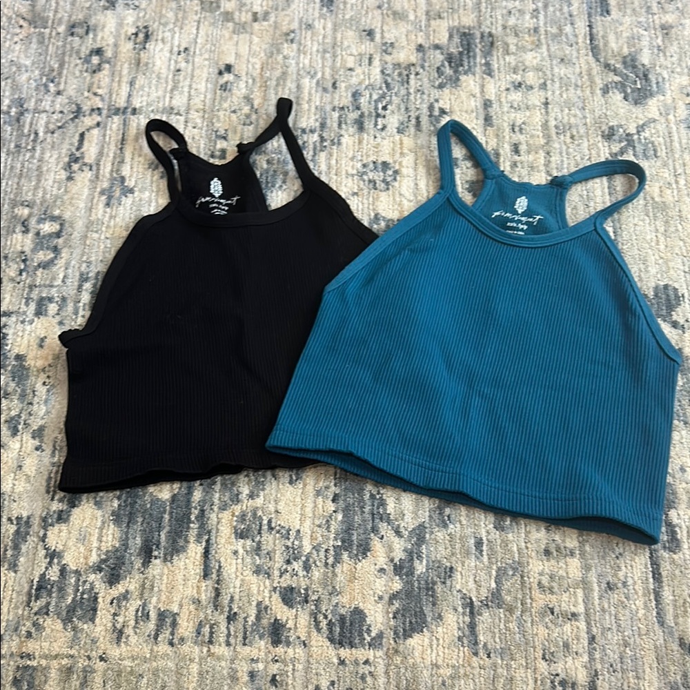 Free people happiness runs long crop top bundle